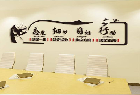 百色企业文化墙主要展示什么？