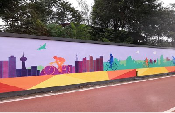 百色墙体彩绘-围墙