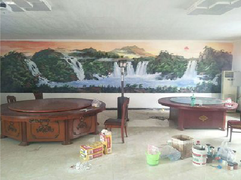 百色墙绘-写实风景