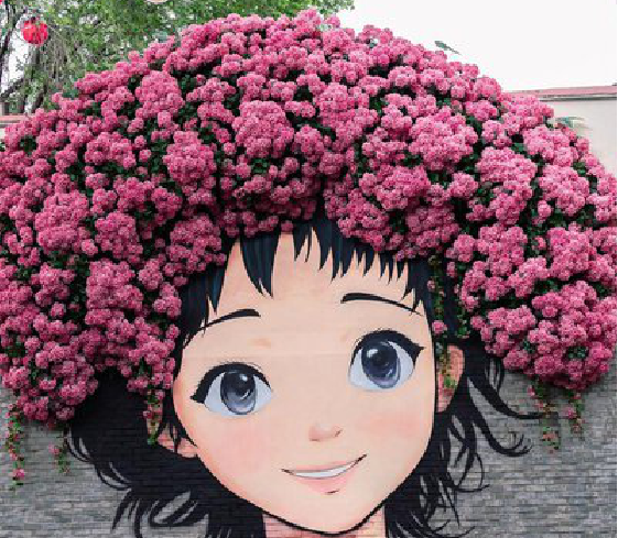 百色墙体彩绘-网红墙打卡