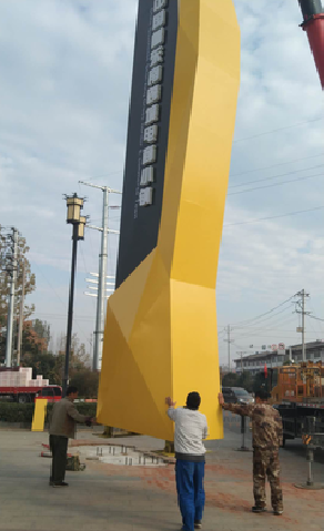 百色标识标牌的安装方法。