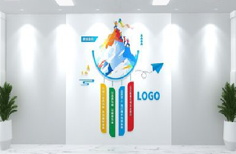 百色公司企业形象墙的工艺材料有哪些？