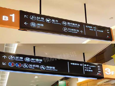 百色如何通过商场标识牌引导客流分布？