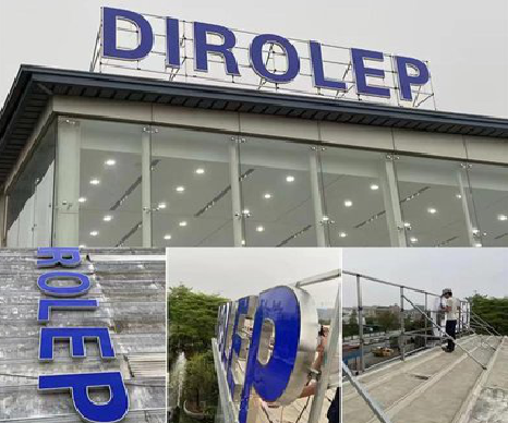 百色楼顶发光字安装的注意事项。